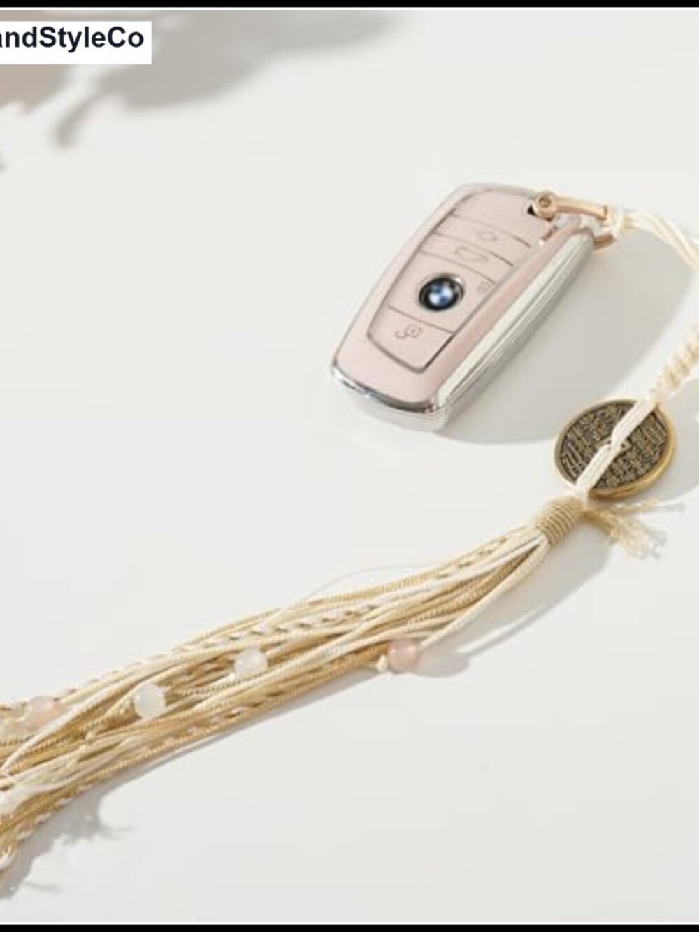 Long Tassel Bag Charm Traditional Lucky Backpack Charm - Picture 4 of 6